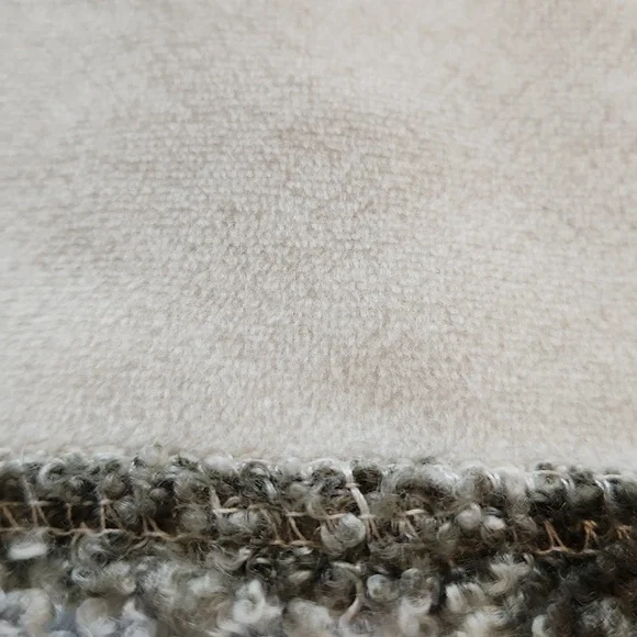 Abercrombie & Fitch Cropped Shacket Sherpa Plaid Teddy XS - Picture 12 of 17